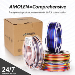 Amolen - PLA Silk S-Series Variety Pack (4x1kg) - 1.75MM