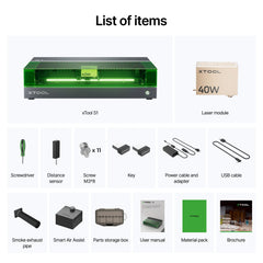 xTool S1 Enclosed Diode Laser Cutter