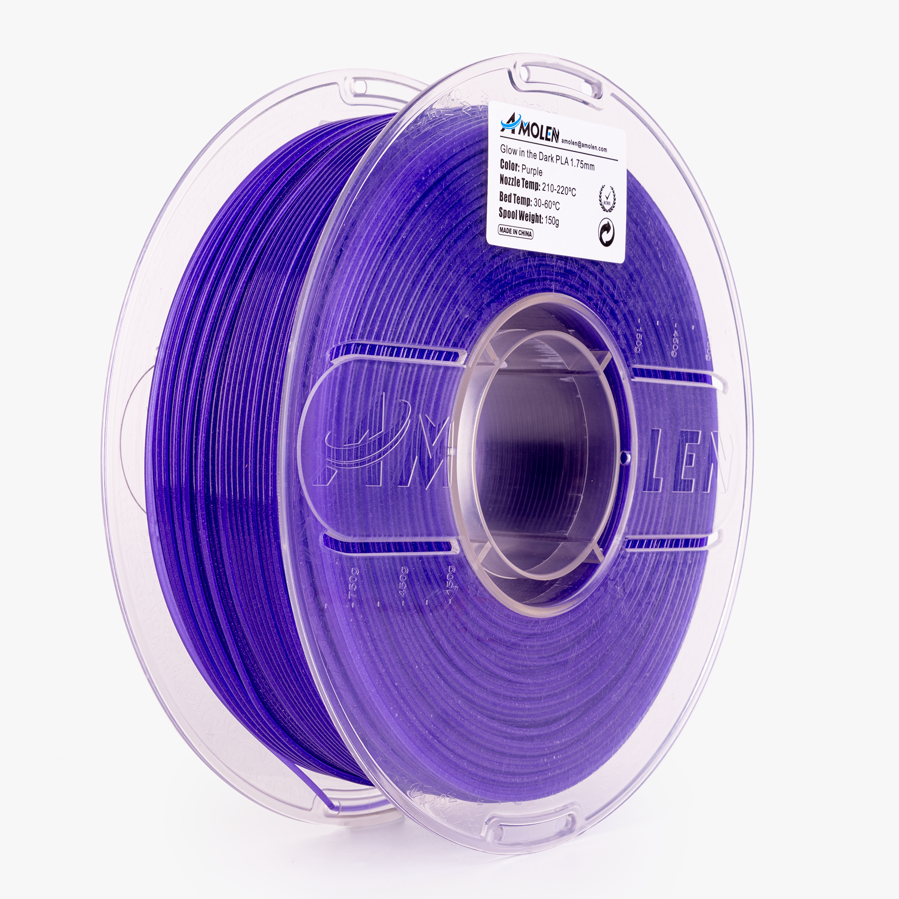 Amolen - PLA Glow-in-the-Dark 1.75mm, 1KG/2.2LB