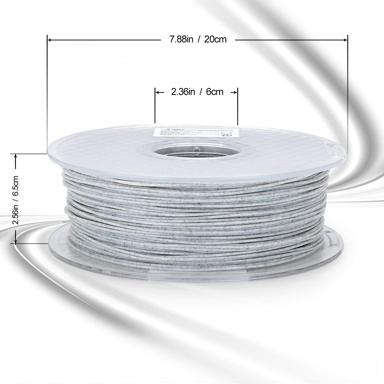 Amolen - PLA Marble 1.75mm, 1KG/2.2LB