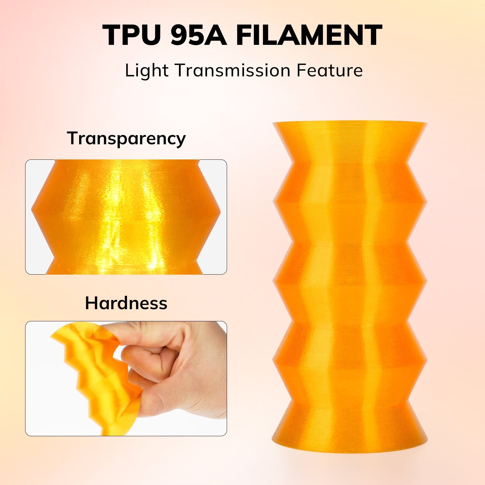 Amolen - TPU Transparent 1.75mm, 1KG/2.2LB