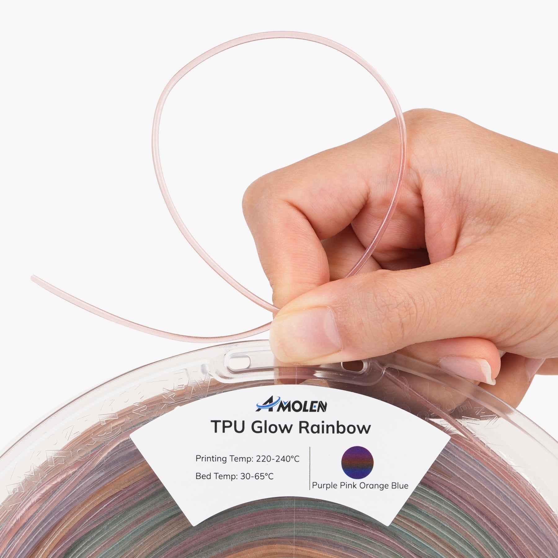 Amolen - TPU Glow-in-the-Dark 1.75mm, 1KG/2.2LB