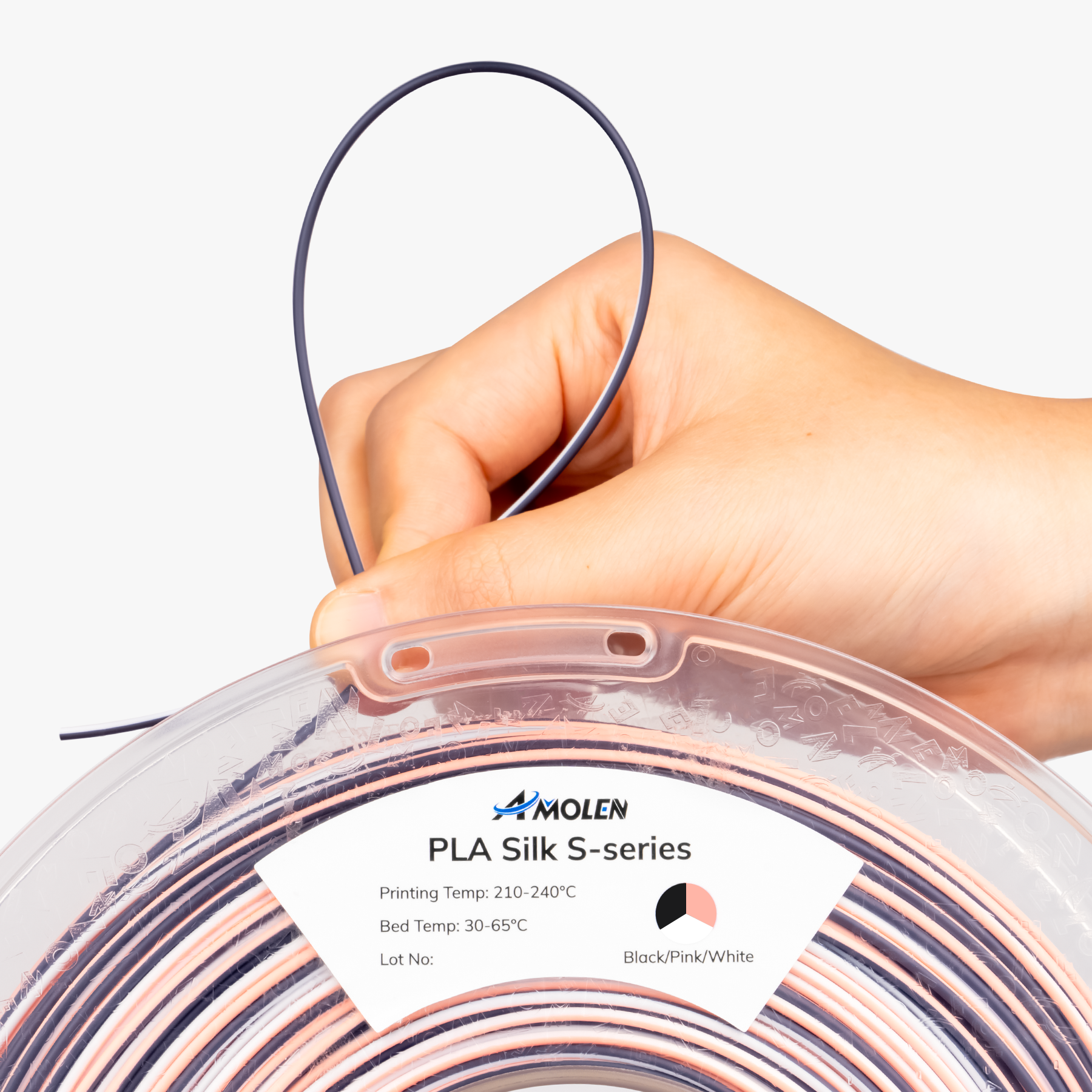 Amolen - PLA Silk S-Series Filament 1.75mm, 1KG/2.2LB