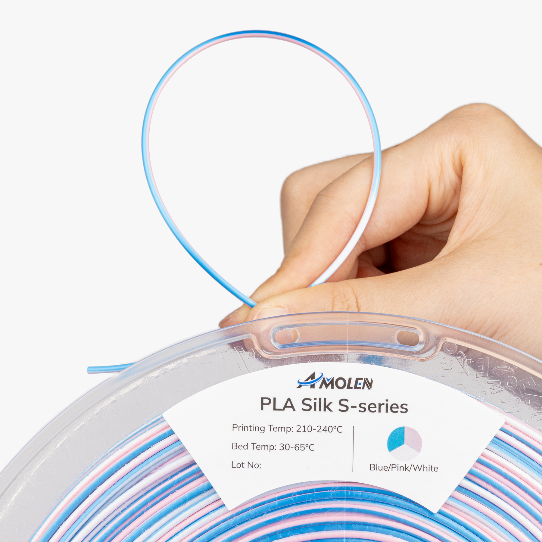 Amolen - PLA Silk S-Series Filament 1.75mm, 1KG/2.2LB