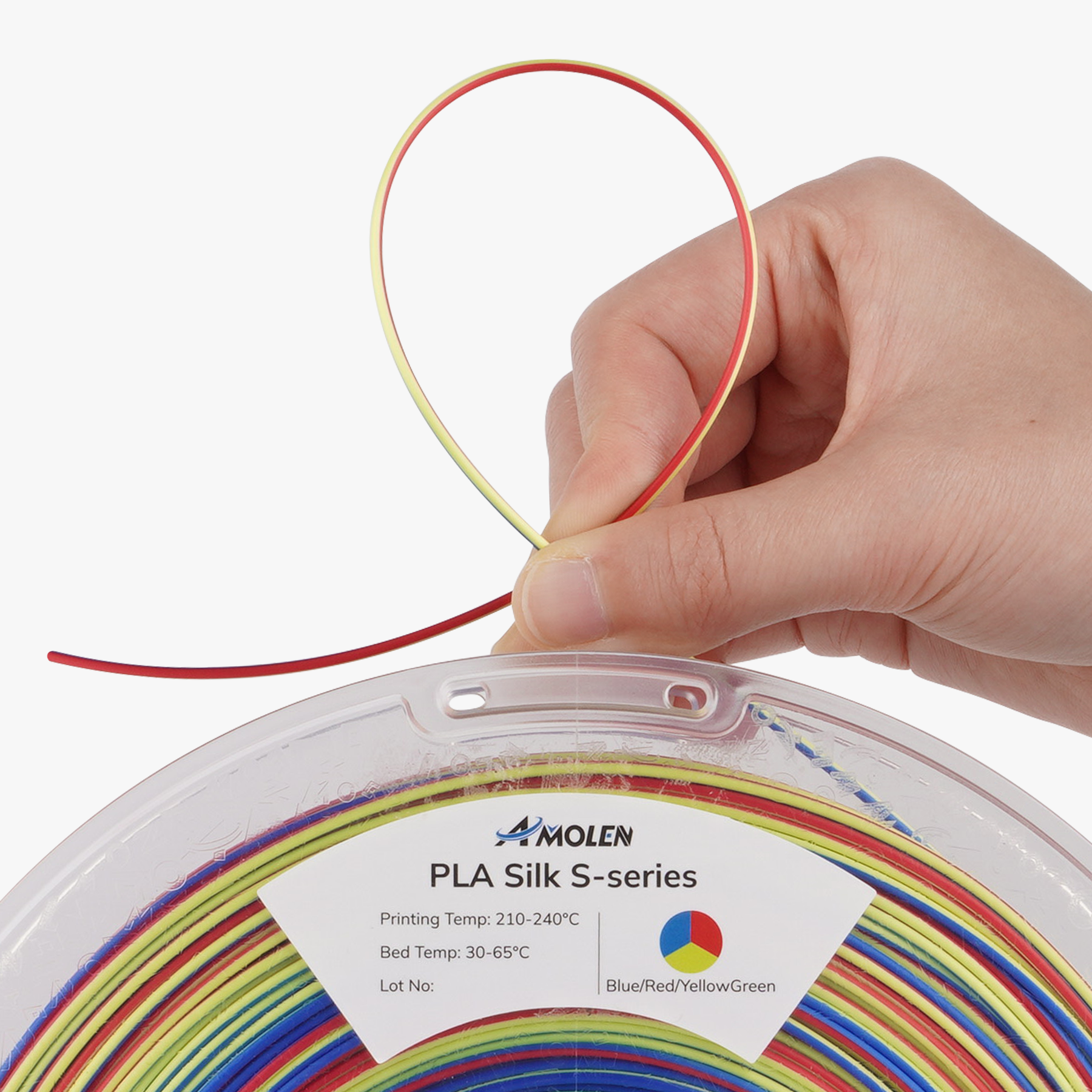 Amolen - PLA Silk S-Series Filament 1.75mm, 1KG/2.2LB