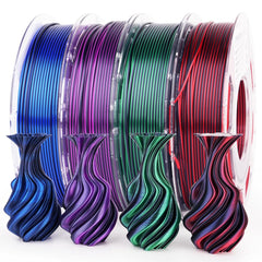 Amolen - PLA Silk Dual Color Variety Pack (4x200g) - 1.75MM