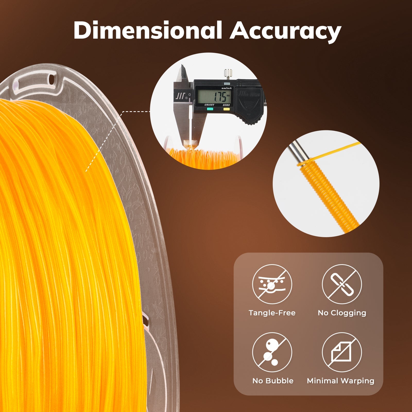 Amolen - TPU Glow-in-the-Dark 1.75mm, 1KG/2.2LB