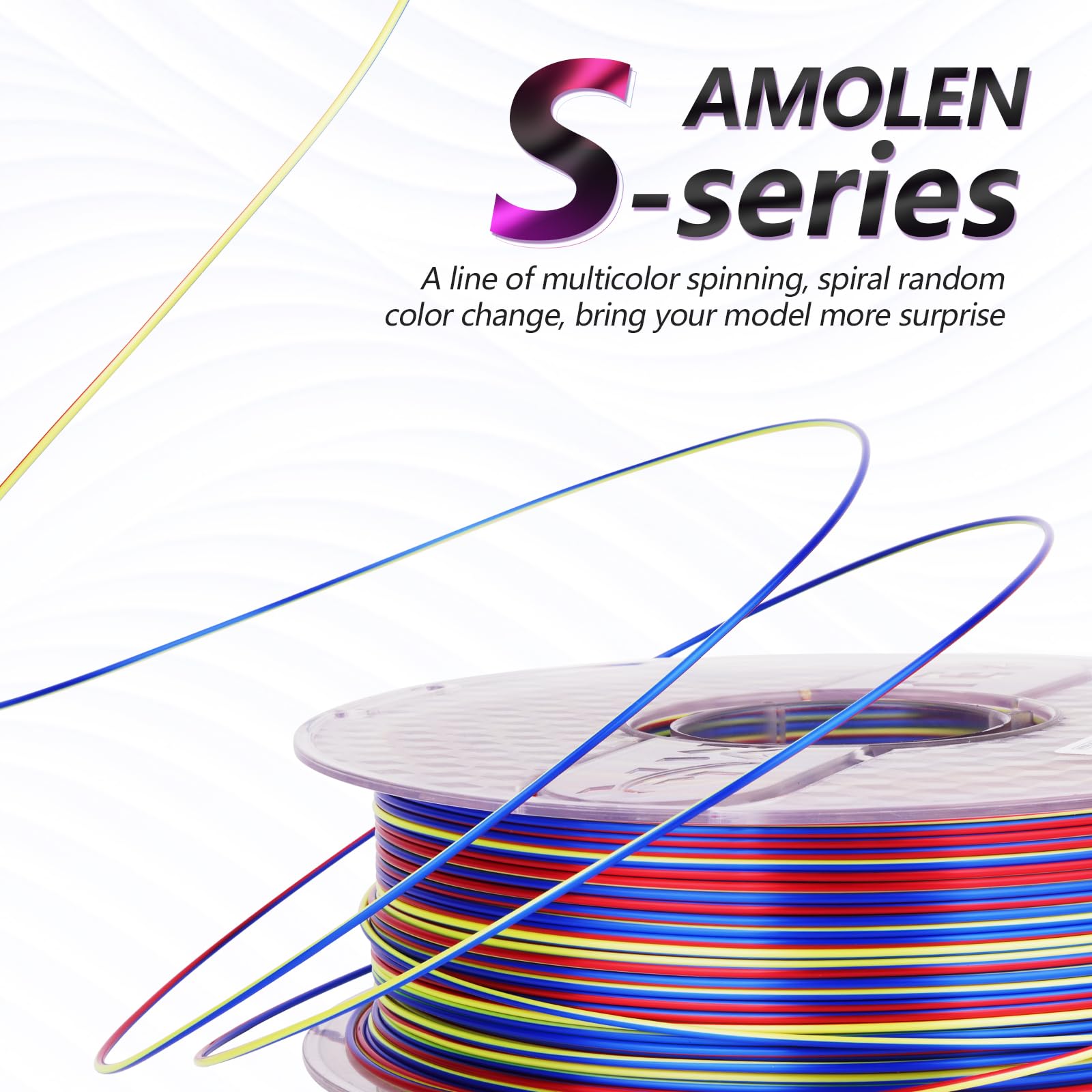 Amolen - PLA Silk S-Series Variety Pack (4x1kg) - 1.75MM