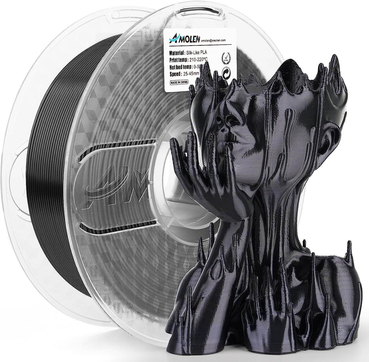 Amolen - PLA Silk Basic 1.75mm, 1KG/2.2LB