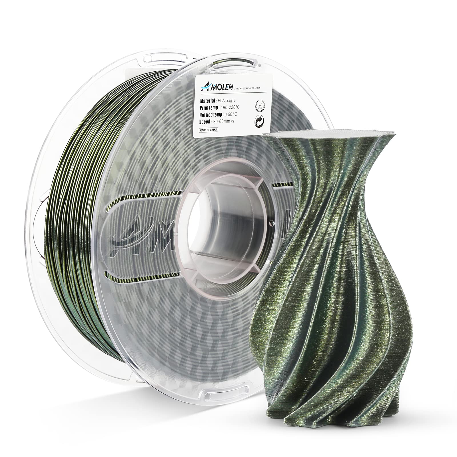 Amolen - PLA Galaxy / Sparkle & Shiny 1.75mm, 1KG/2.2LB