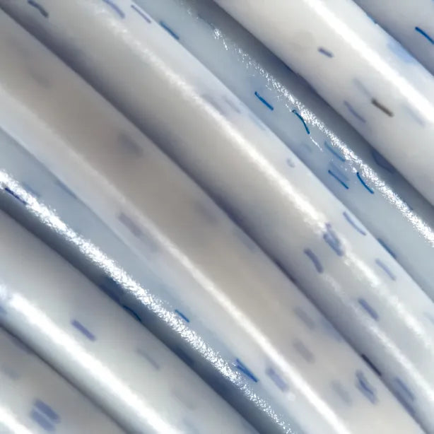 Cookiecad - Vanilla Blueberry Marble PLA Filament | White & Blue Textured 1.75mm