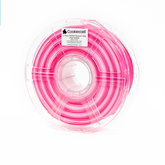 Cookiecad - Pink Ombre TPU 95A Filament | Flexible Gradient Pink