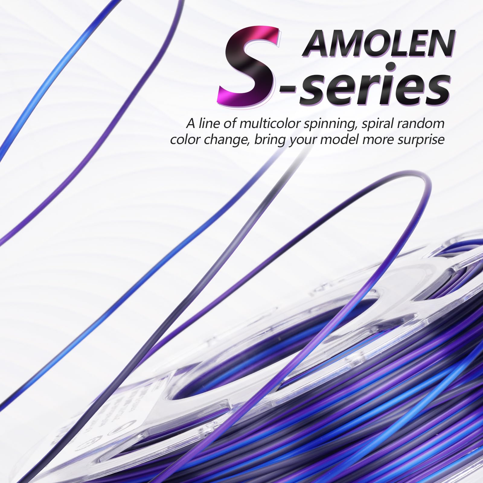 Amolen - PLA Silk S-Series Variety Pack (4x200g) - 1.75MM
