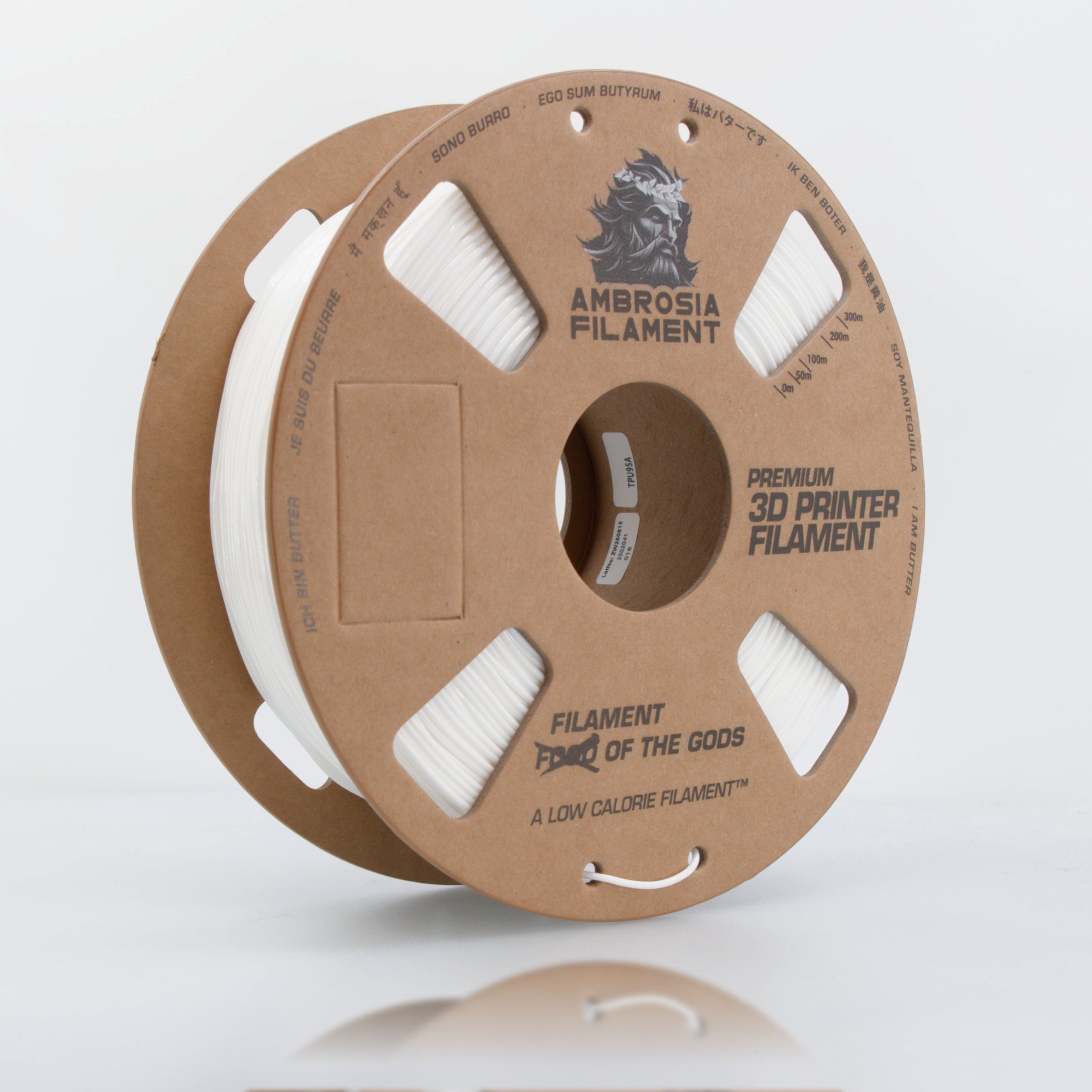 Ambrosia - Premium TPU 95A Filament | Flexible 1.75mm 1kg Spool
