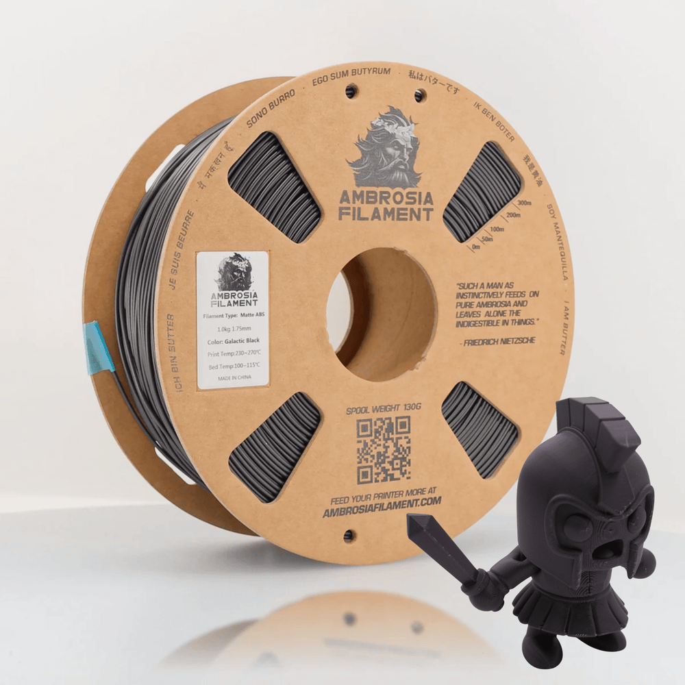 Ambrosia - Premium ABS Matte Filament | Pure 1.75mm 1kg Spool – 3D ...