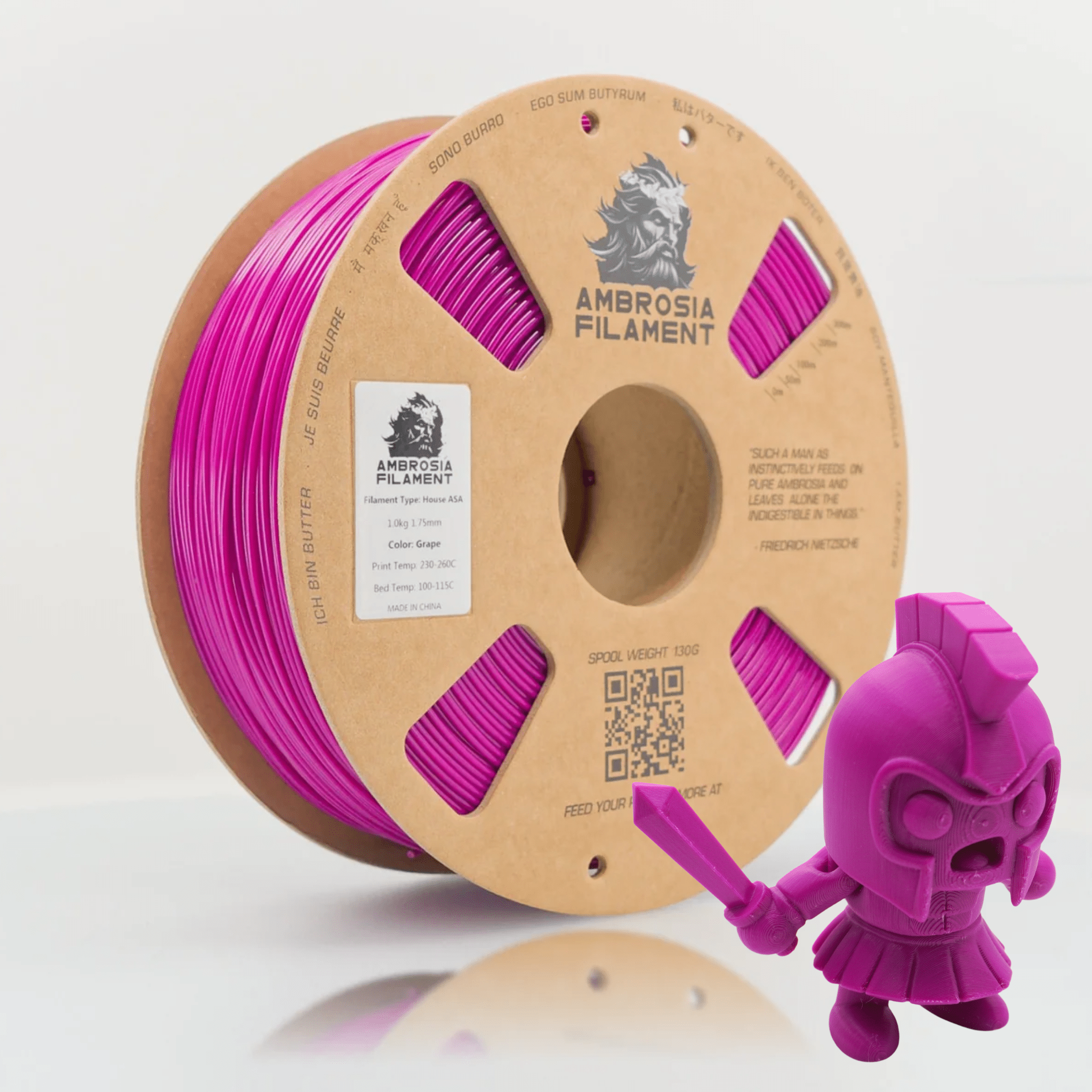 Ambrosia - Premium ASA Filament | UV Resistant 1.75mm 1kg Spool