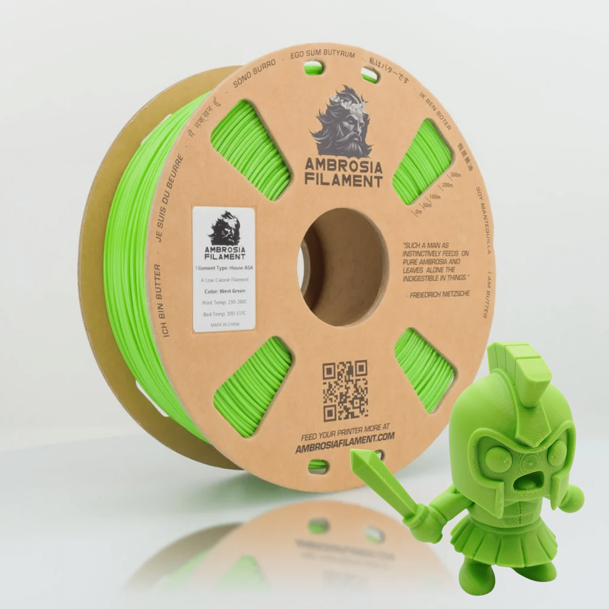 Ambrosia - Premium ASA Filament | UV Resistant 1.75mm 1kg Spool