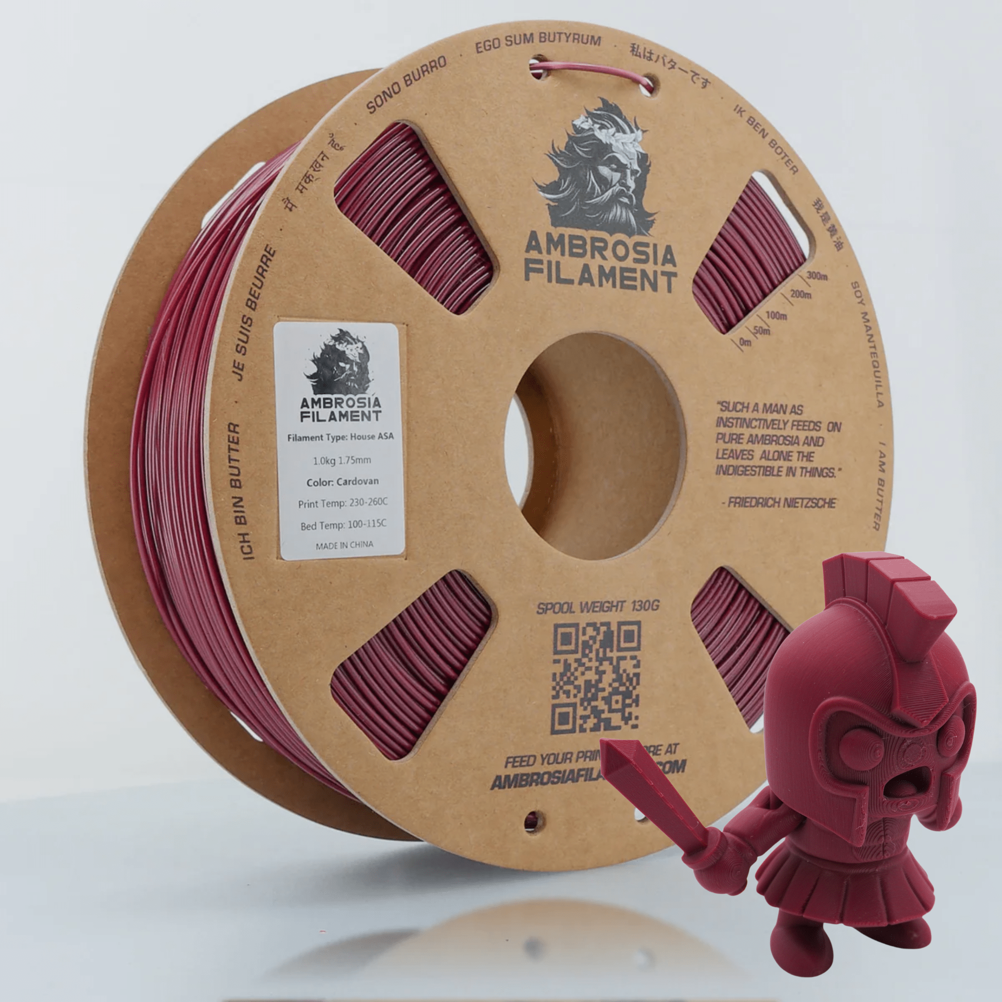 Ambrosia - Premium ASA Filament | UV Resistant 1.75mm 1kg Spool