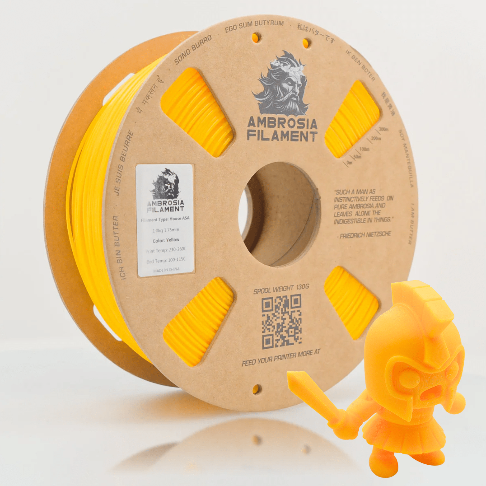 Ambrosia - Premium ASA Filament | UV Resistant 1.75mm 1kg Spool
