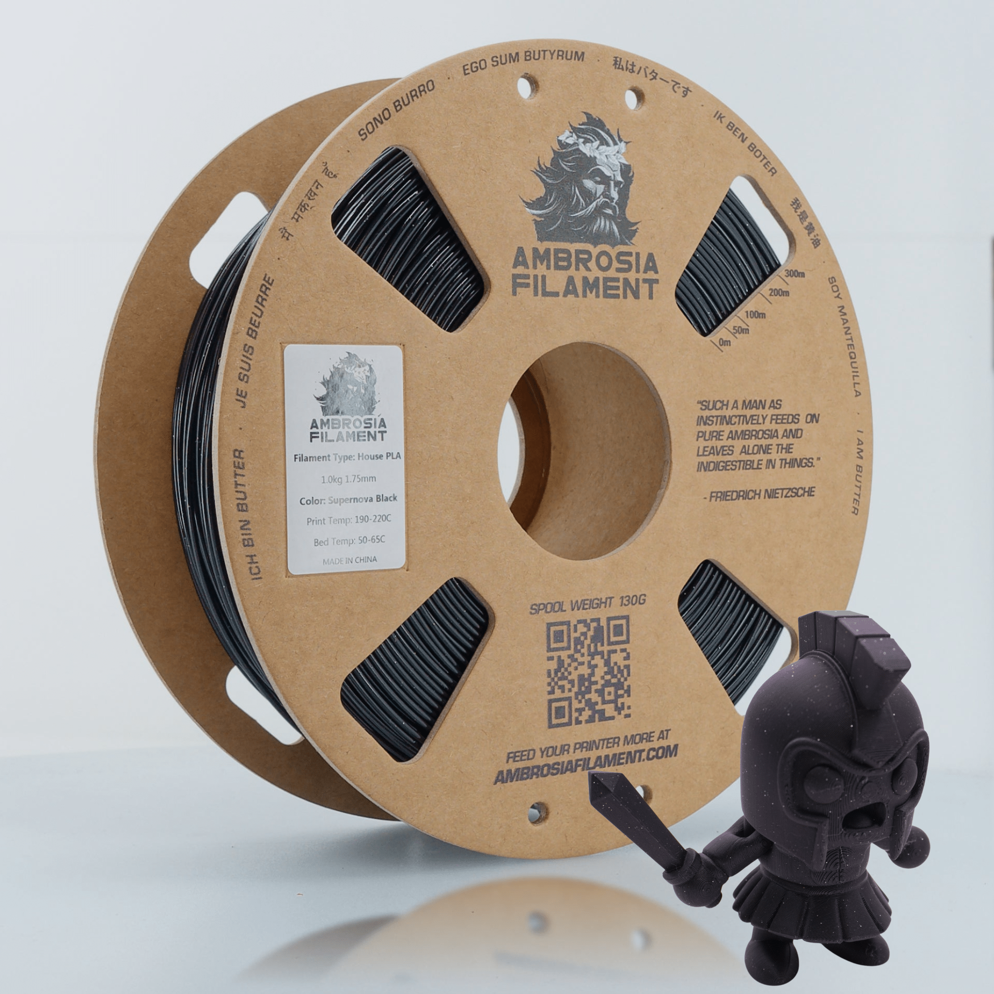 Ambrosia - Premium PLA Filament | 1.75mm 1kg Cardboard Spool