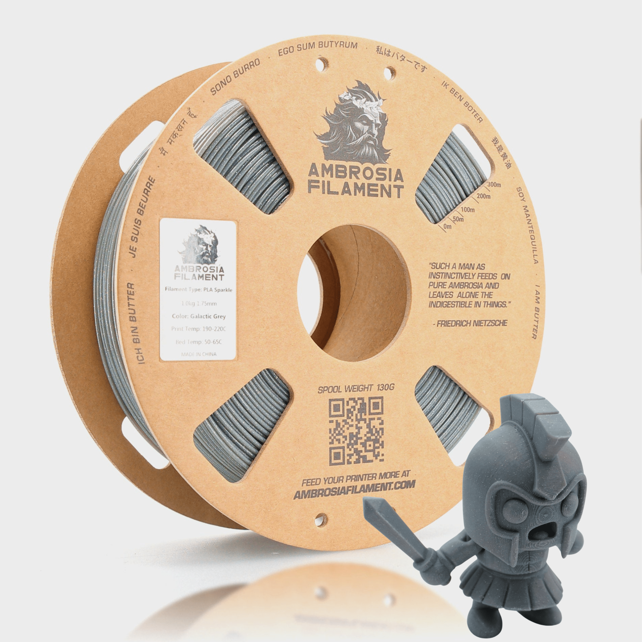 Ambrosia - Premium PLA Filament | 1.75mm 1kg Cardboard Spool