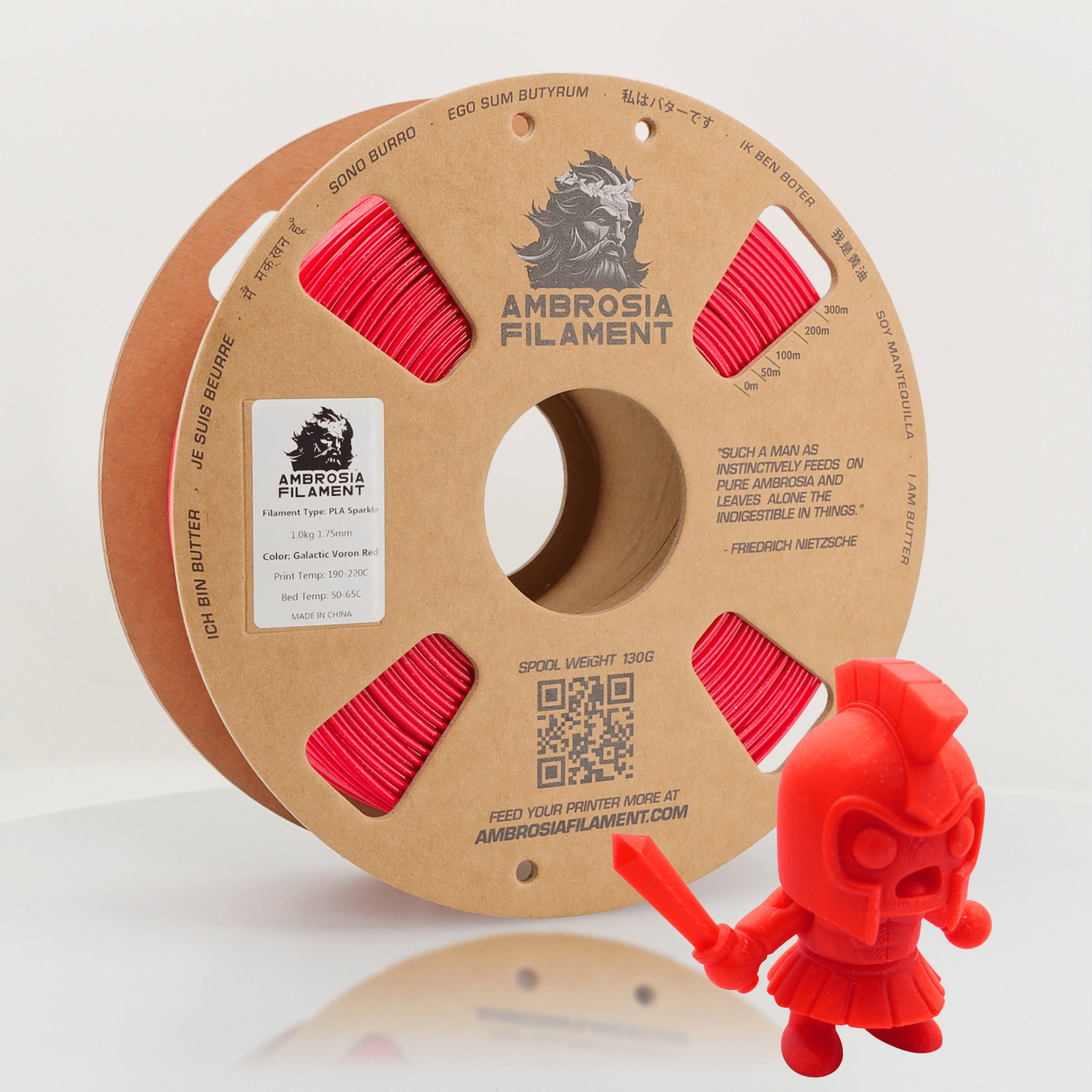 Ambrosia - Premium PLA Filament | 1.75mm 1kg Cardboard Spool