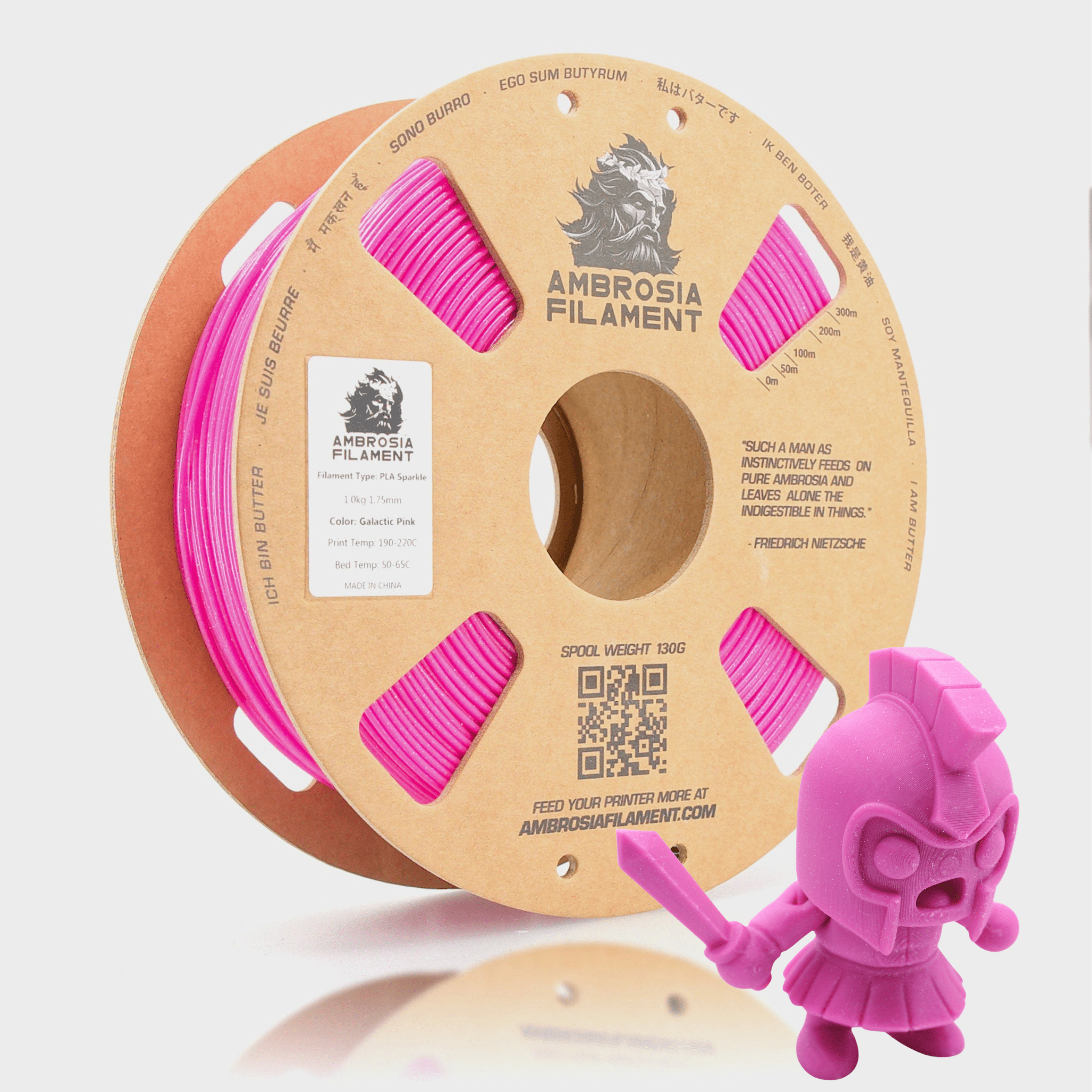 Ambrosia - Premium PLA Filament | 1.75mm 1kg Cardboard Spool