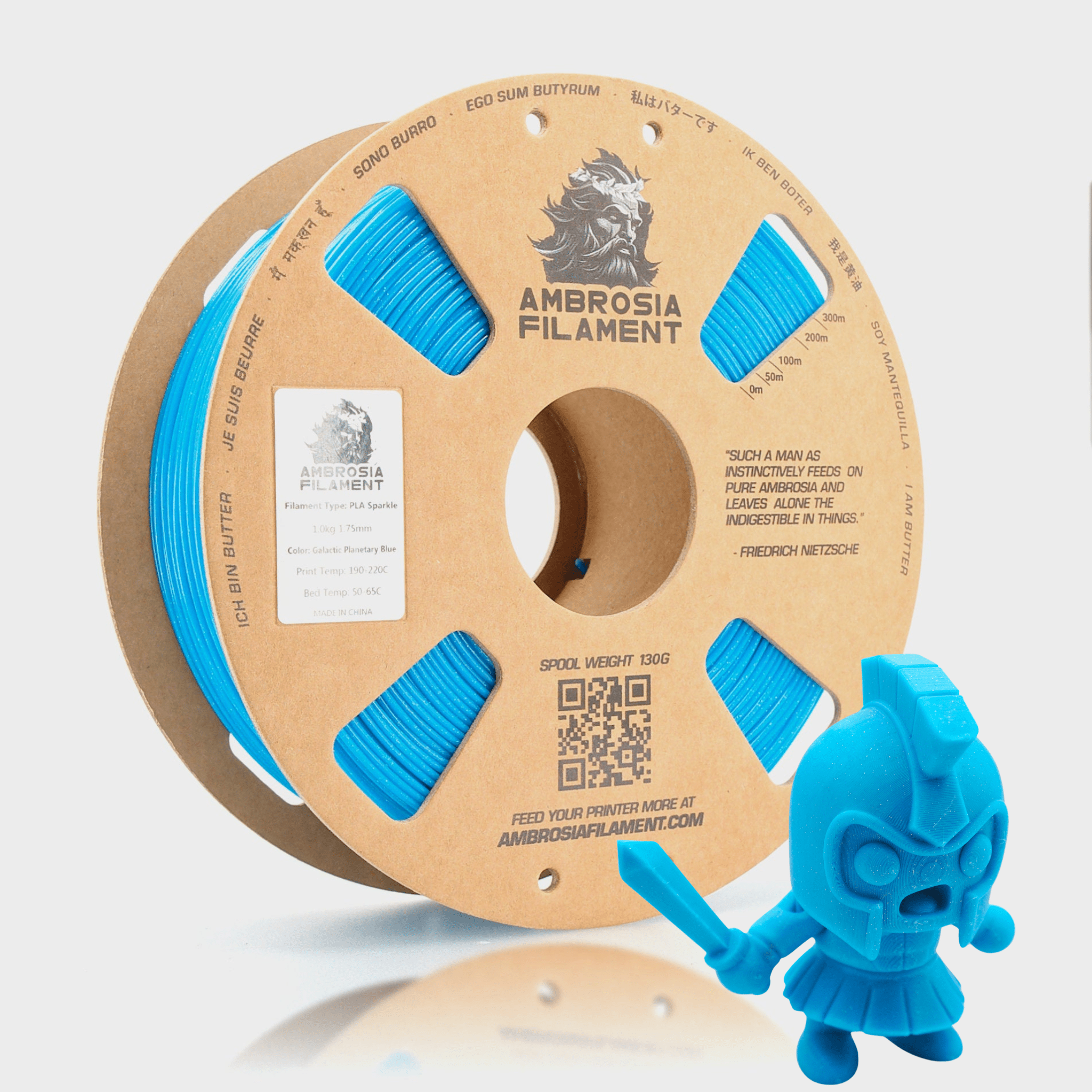 Ambrosia - Premium PLA Filament | 1.75mm 1kg Cardboard Spool