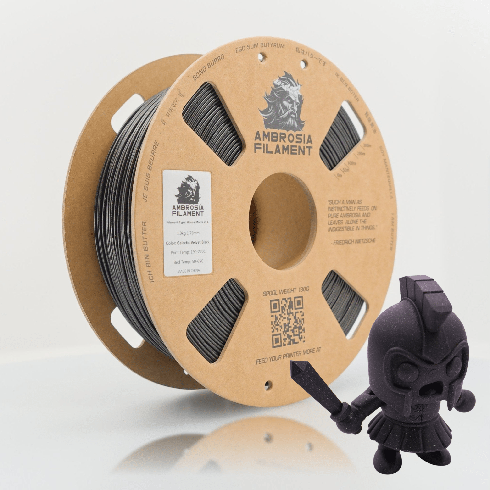 Ambrosia - Premium PLA Filament | 1.75mm 1kg Cardboard Spool