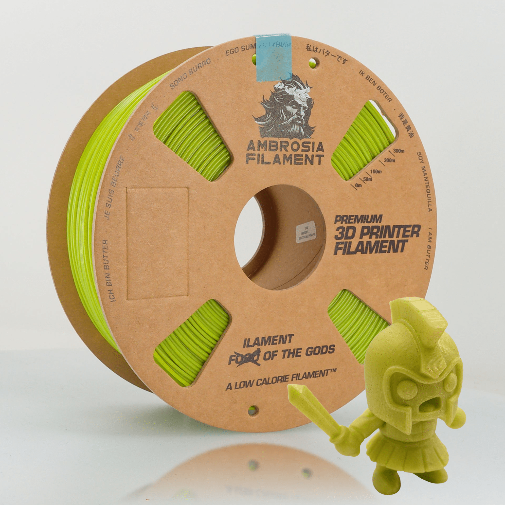 Ambrosia - Premium PLA Filament | 1.75mm 1kg Cardboard Spool