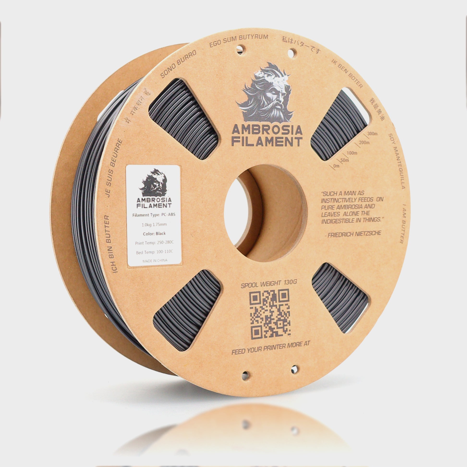 Ambrosia - PC-ABS Blend Filament | 1kg High-Heat 1.75mm 3D Filament