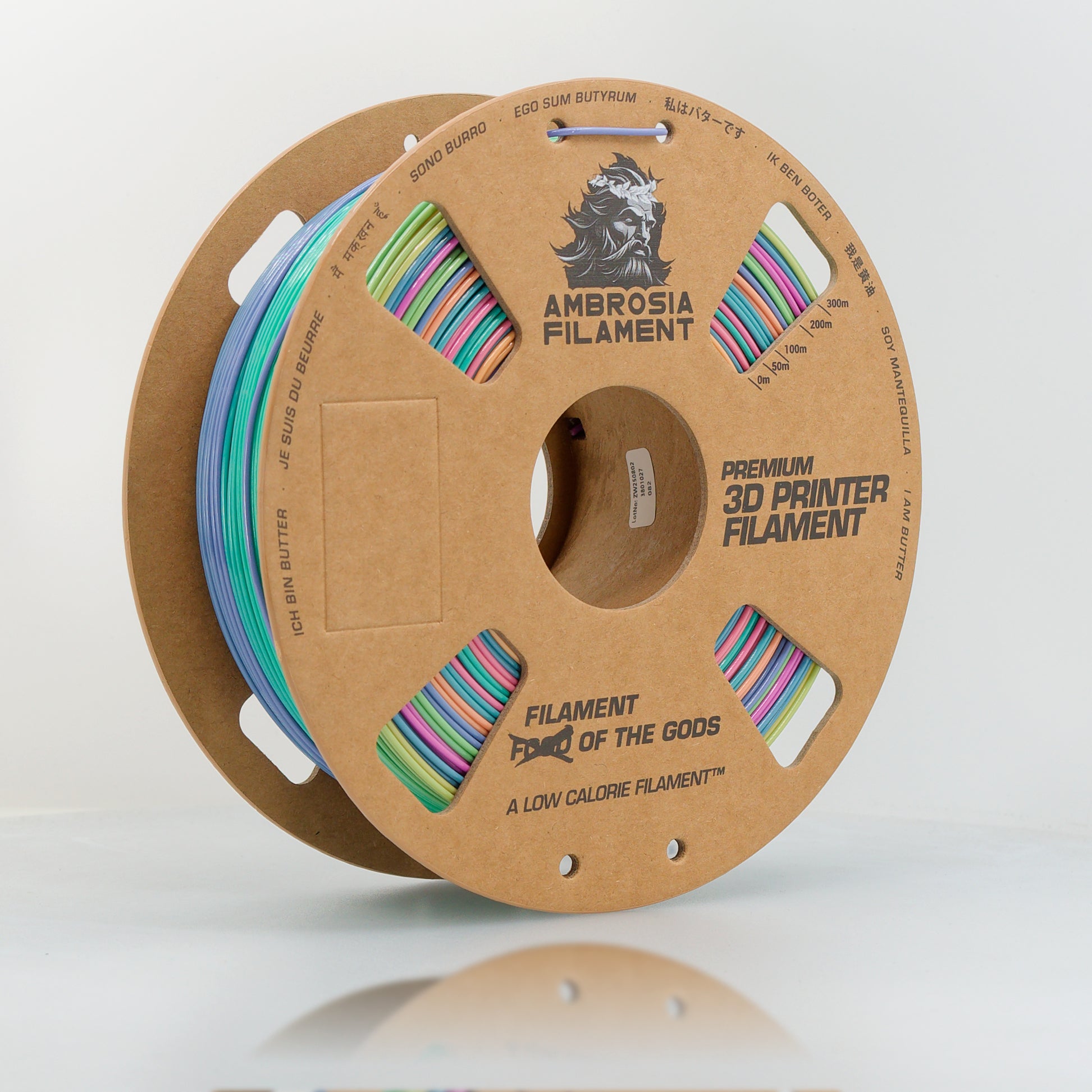 Ambrosia - Premium PETG Filament | Clear & Solid 1.75mm 1kg Spool
