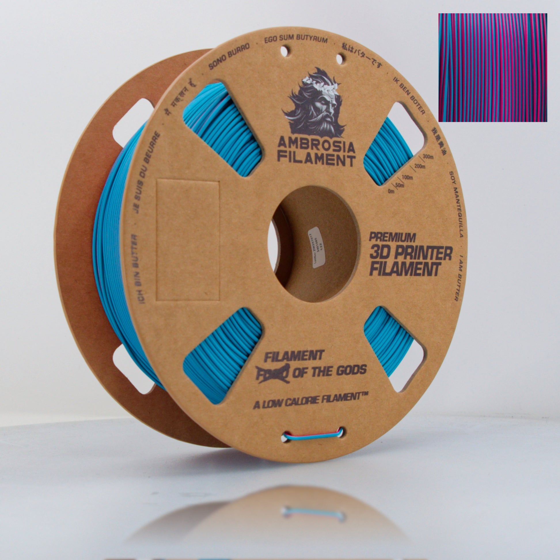 Ambrosia - Premium PLA Filament | 1.75mm 1kg Bambu Refill Compatible