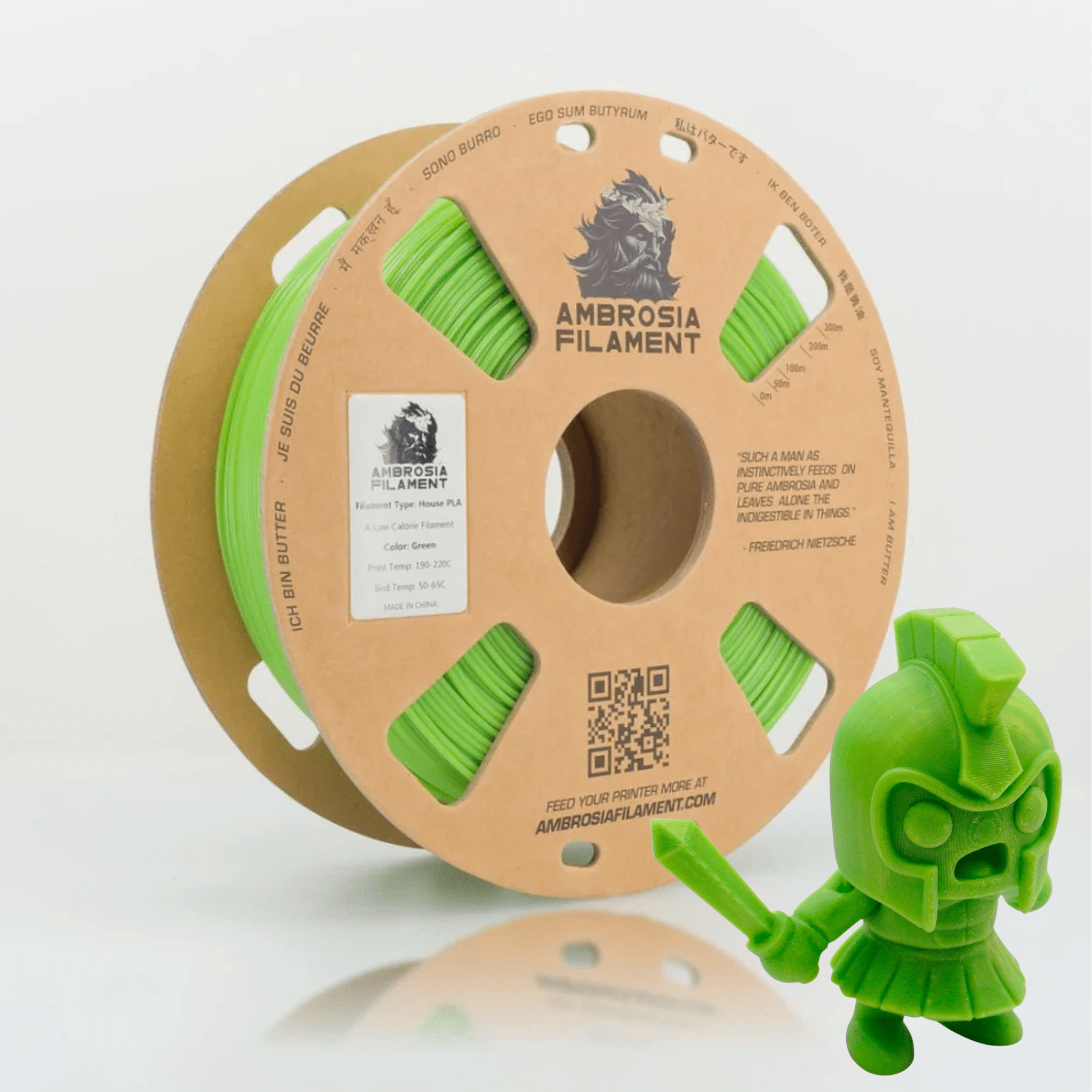 Ambrosia - Premium PLA Filament | 1.75mm 1kg Bambu Refill Compatible