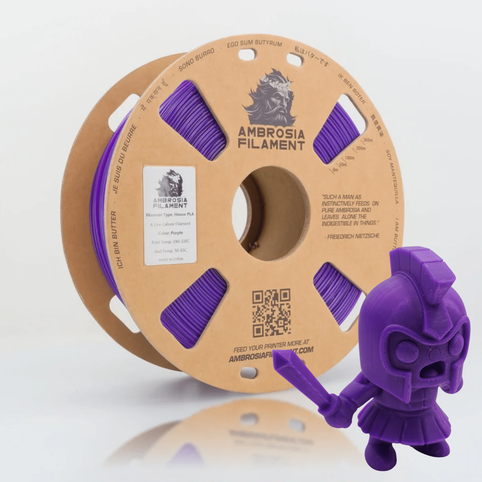 Ambrosia - Premium PLA Filament | 1.75mm 1kg Bambu Refill Compatible