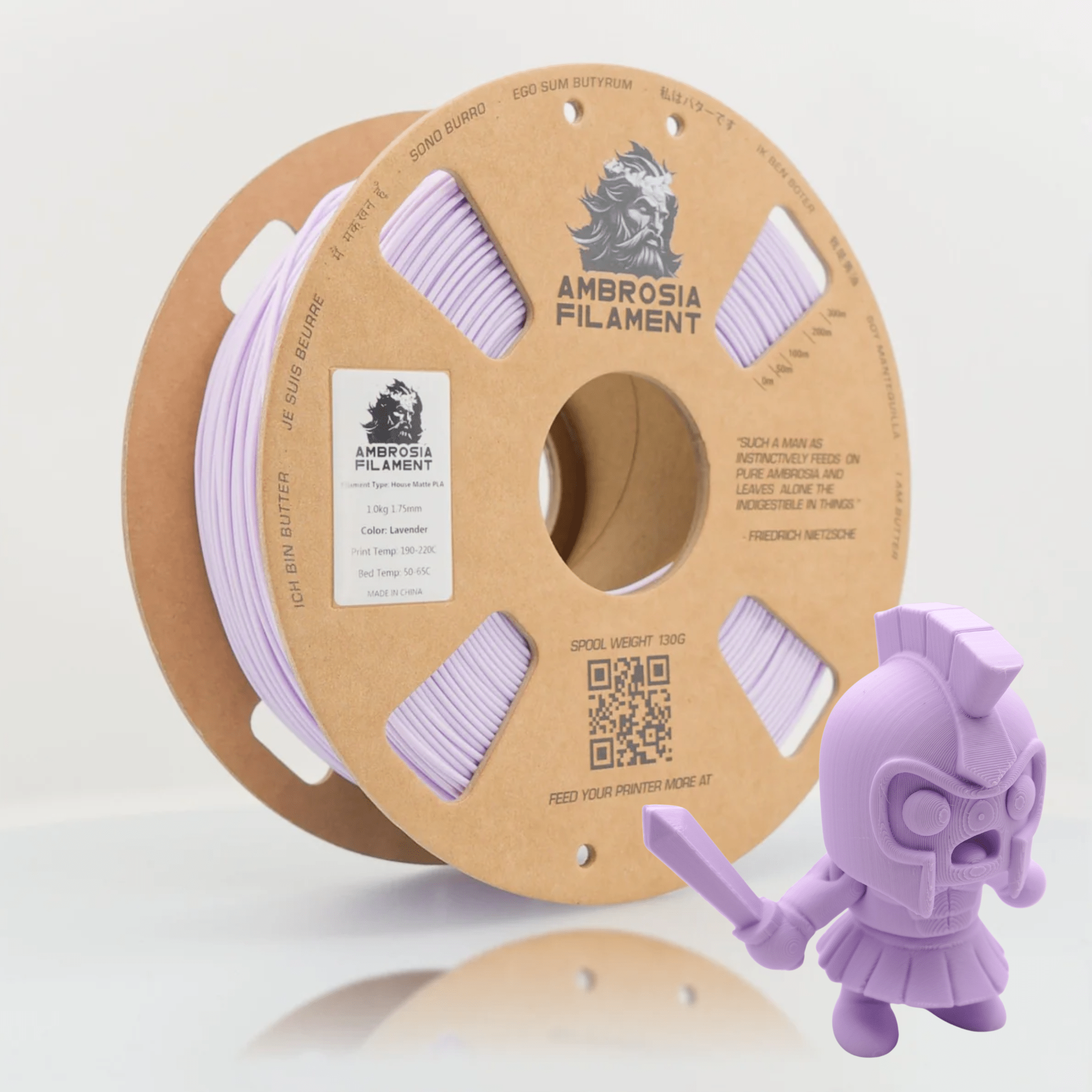 Ambrosia - Premium PLA Filament | 1.75mm 1kg Bambu Refill Compatible