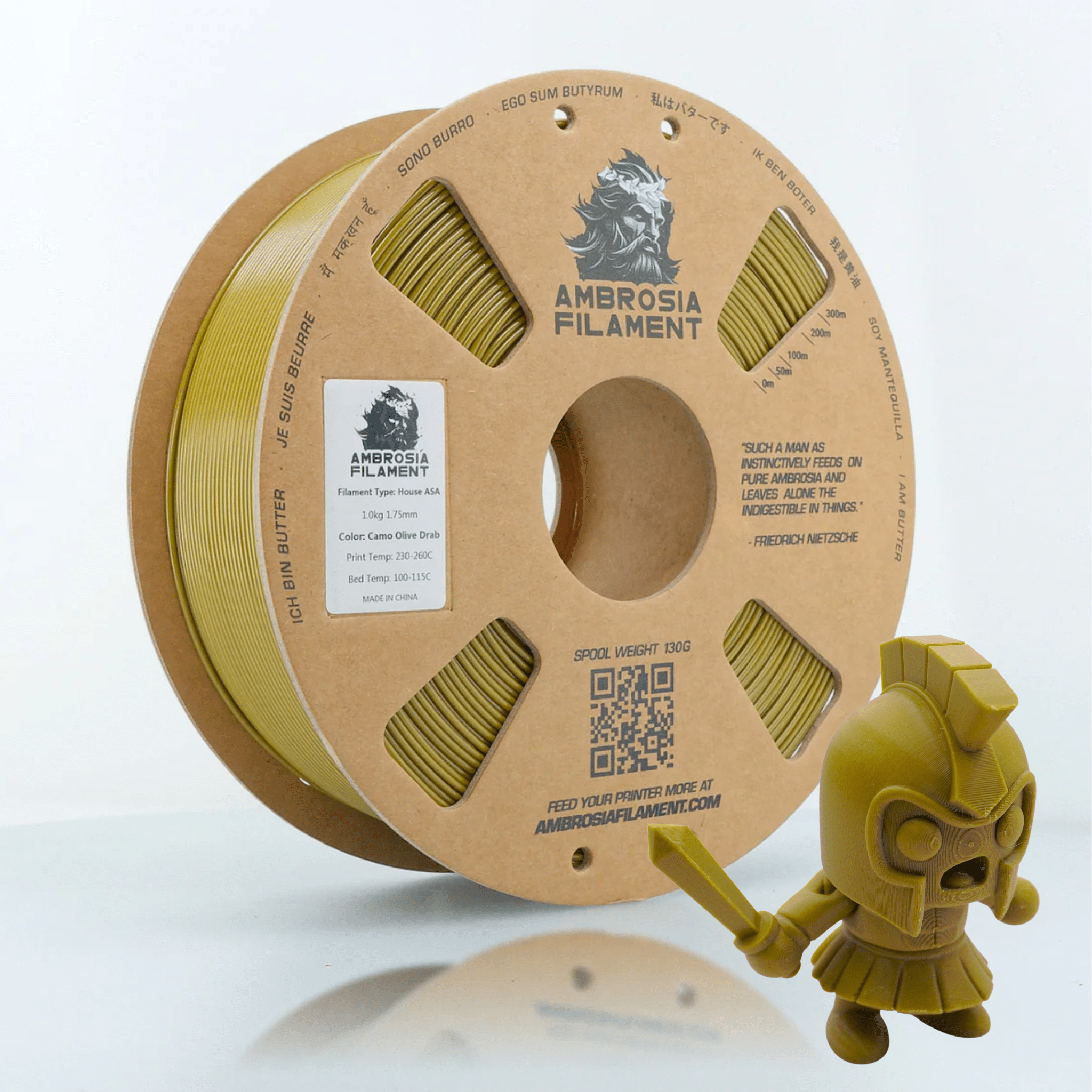 Ambrosia - Premium PLA Filament | 1.75mm 1kg Bambu Refill Compatible