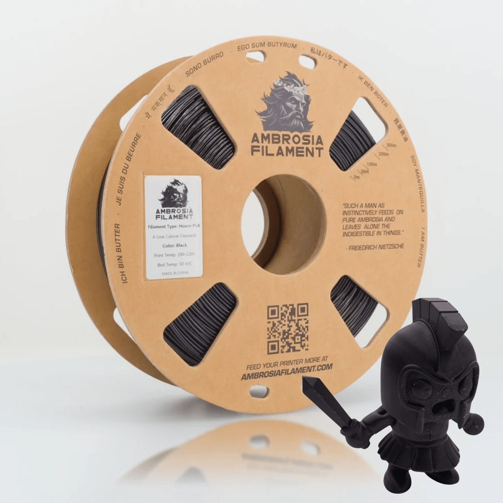 Ambrosia - Premium PLA Filament | 1.75mm 1kg Bambu Refill Compatible