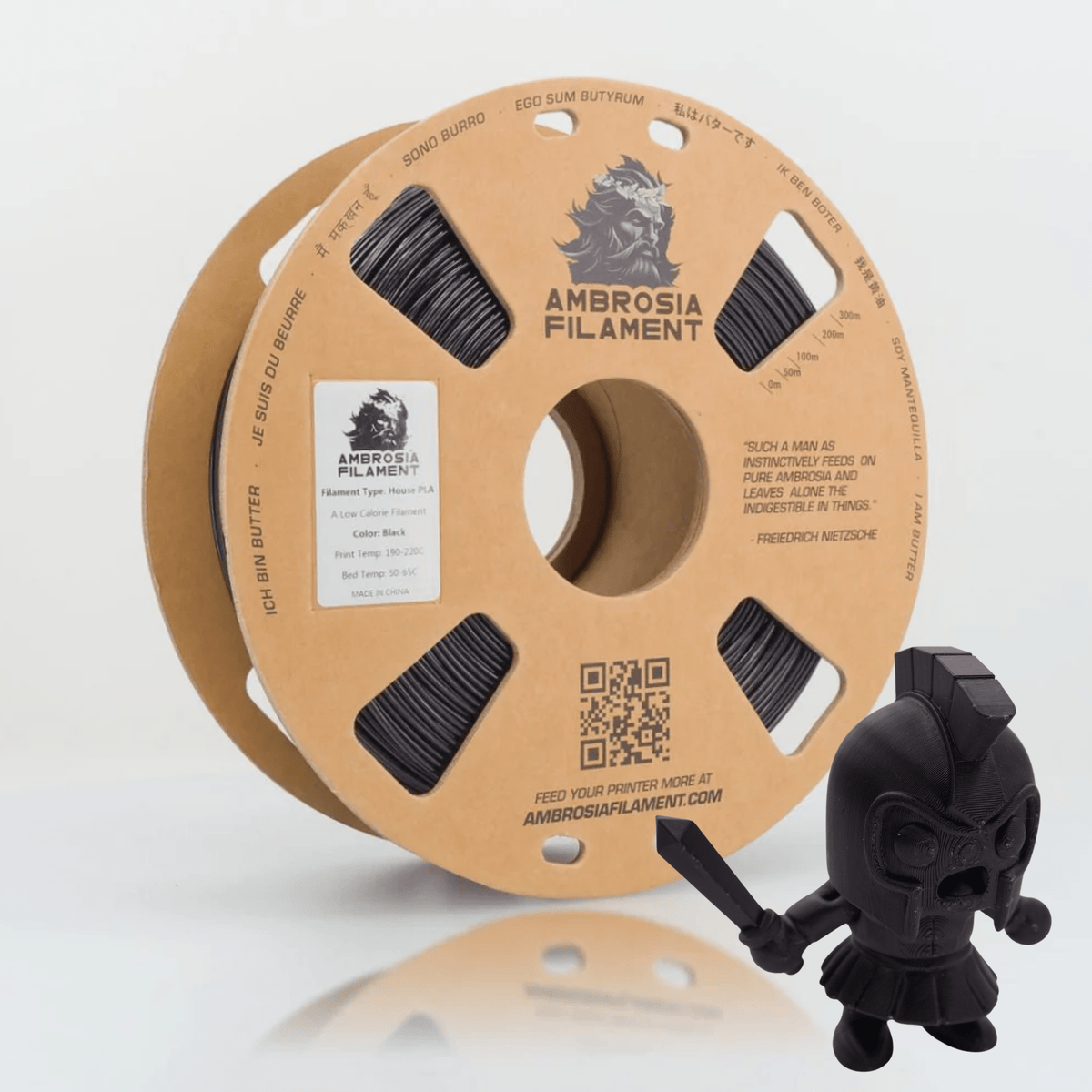 Ambrosia - Premium PLA Filament | 1.75mm 1kg Bambu Refill Compatible