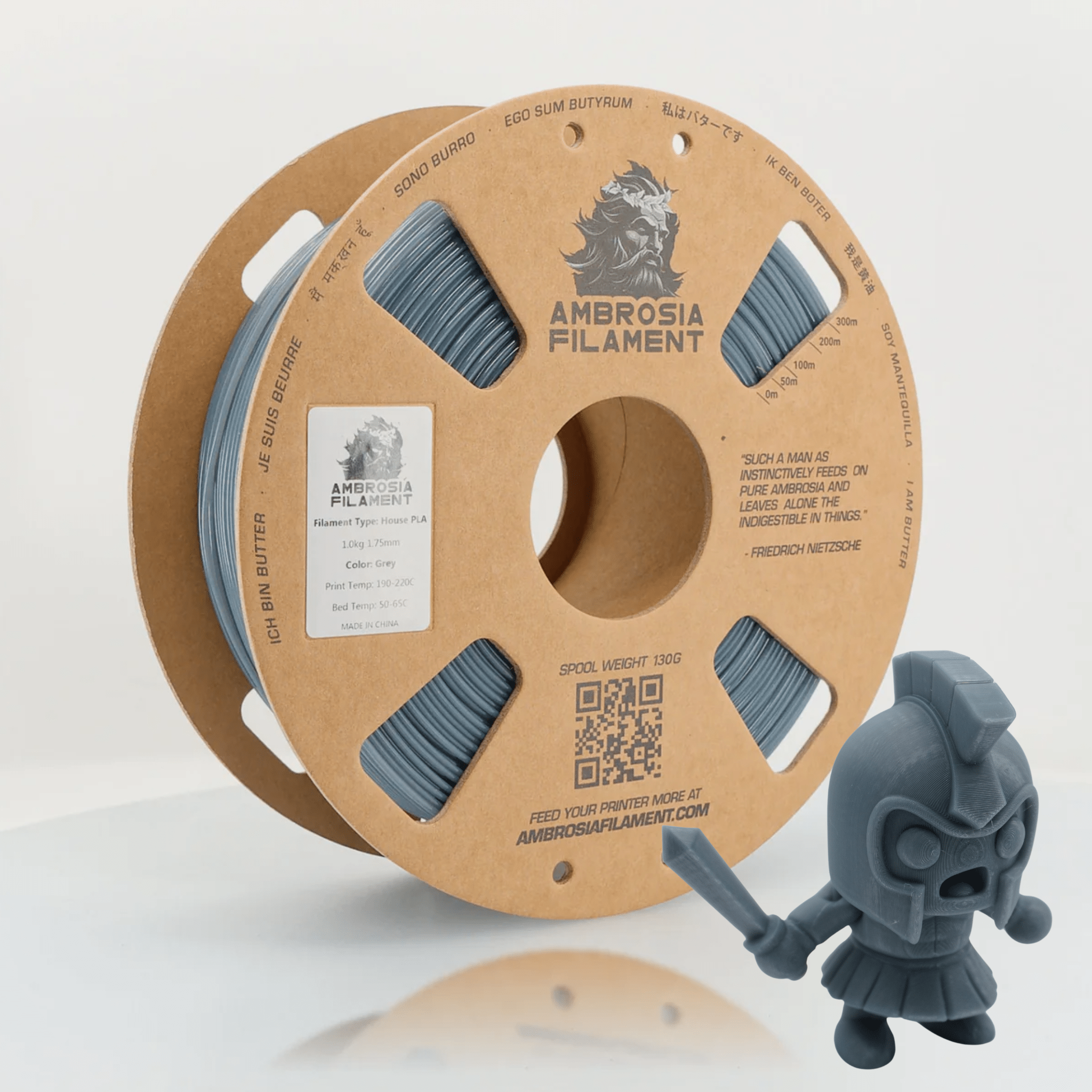 Ambrosia - Premium PLA Filament | 1.75mm 1kg Bambu Refill Compatible