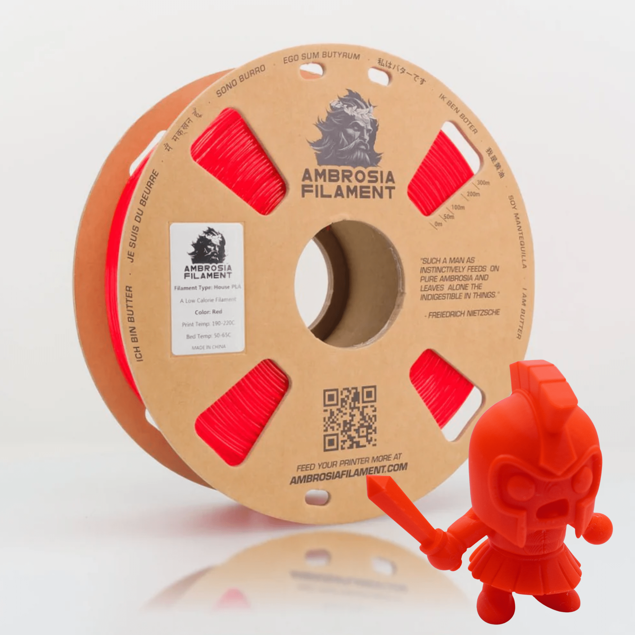 Ambrosia - Premium PLA Filament | 1.75mm 1kg Bambu Refill Compatible