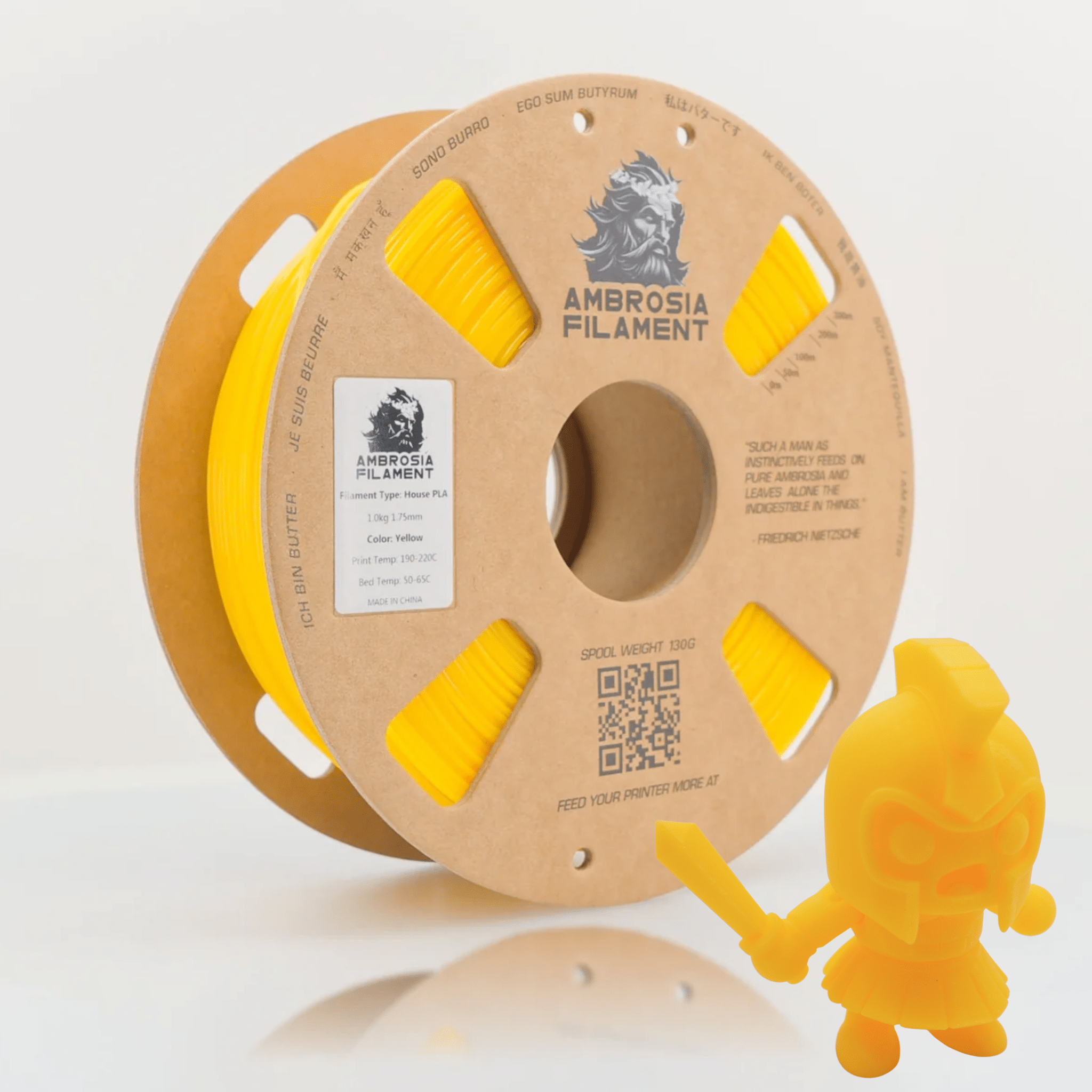 Ambrosia - Premium PLA Filament | 1.75mm 1kg Bambu Refill Compatible