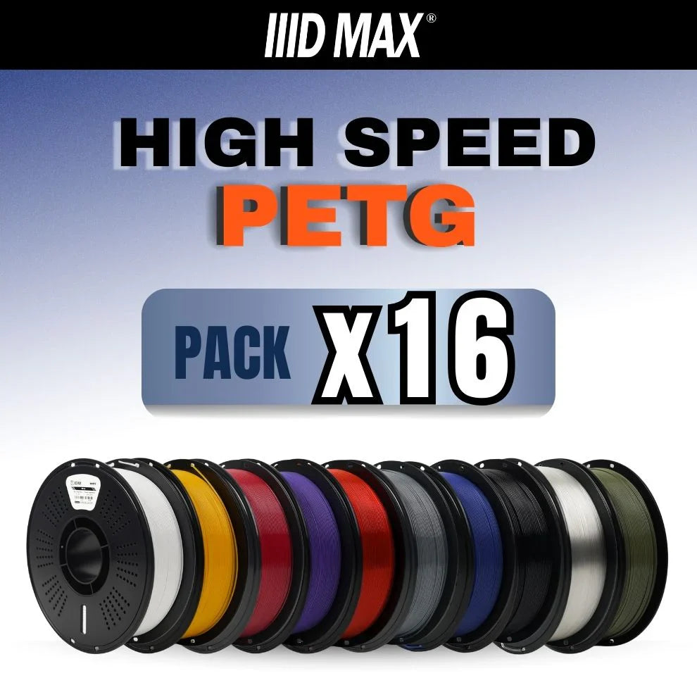 16 x 1kg High Speed PETG Filament Pack