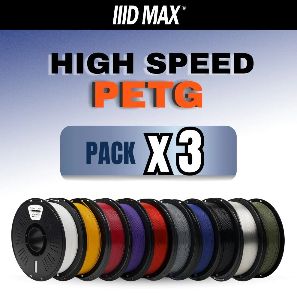 3 x 1kg High Speed PETG Filament Pack