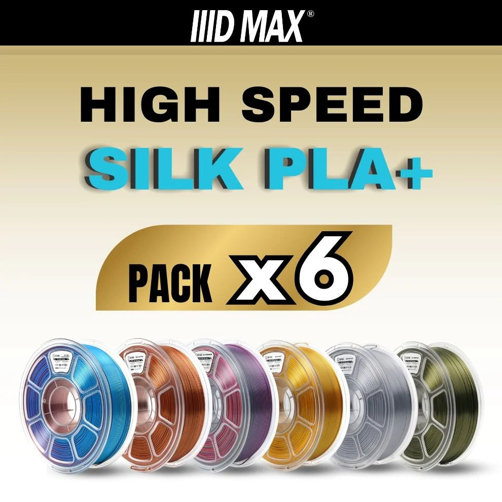6 x 1kg High Speed Silk PLA+ Pack
