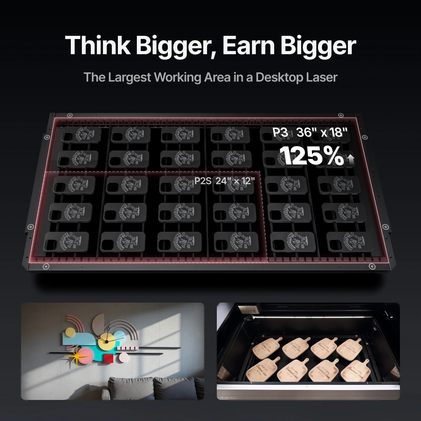 xTool P3 80W Flagship CO2 Laser Cutter with Intelligent Automation