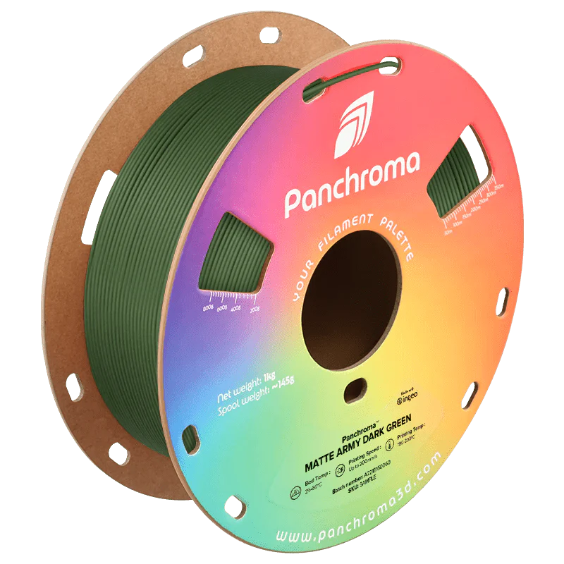 Panchroma - Matte PLA Filament (PolyTerra) | Eco-Friendly 1kg 1.75mm