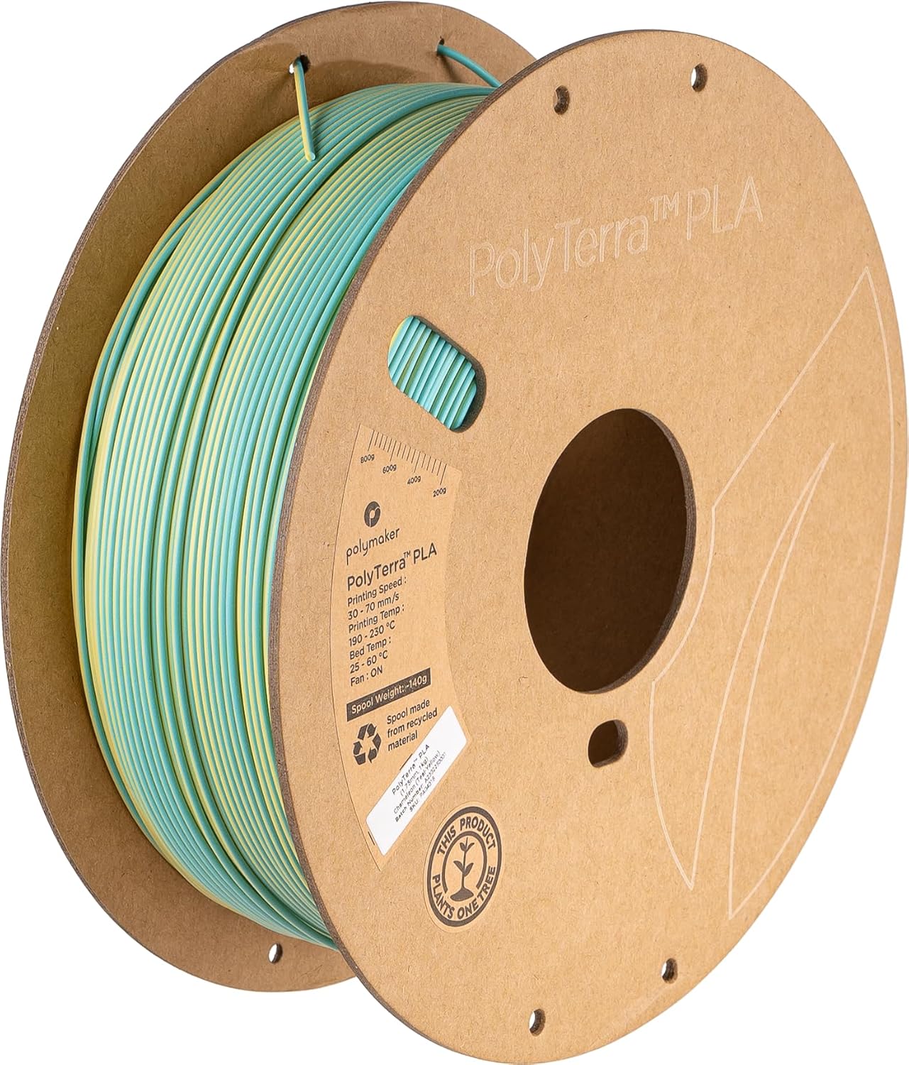 Polymaker - Panchroma Dual Matte PLA | Two-Tone 1kg 1.75mm Filament