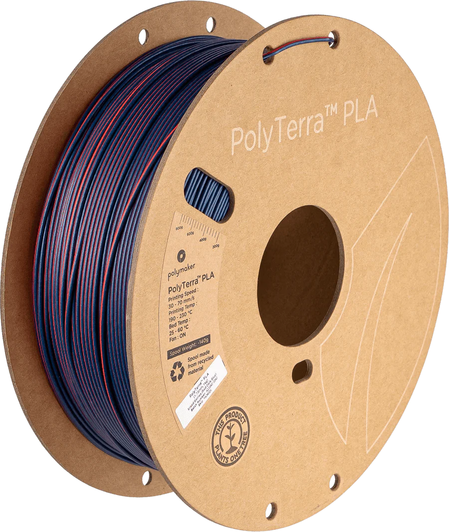 Polymaker - Panchroma Dual Matte PLA | Two-Tone 1kg 1.75mm Filament
