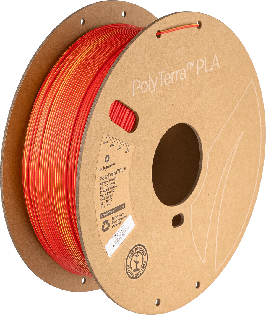 Polymaker - Panchroma Dual Matte PLA | Two-Tone 1kg 1.75mm Filament
